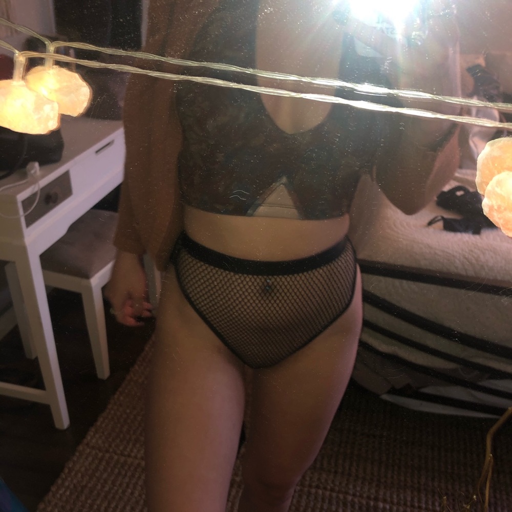 Dolls kill net high waisted bottoms